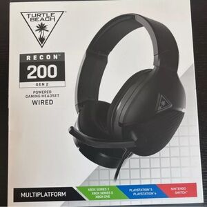 Turtle Beach Recon 200 Gen 2 Wired Over-Ear Gaming Headset - Black